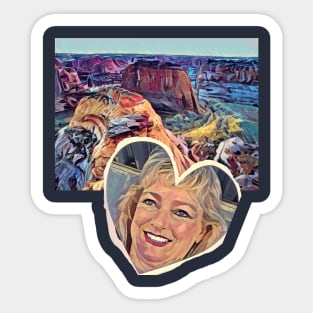 Canyon de Chelly in my Heart Sticker